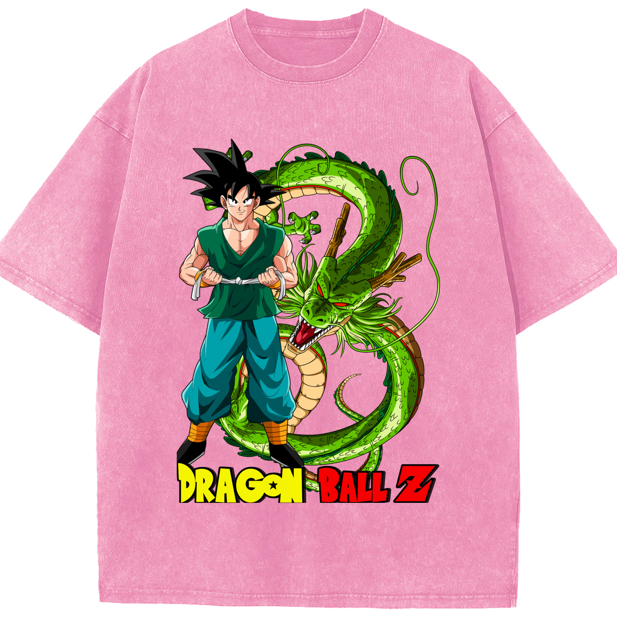 ドラゴンボール 孫悟空（そん ごくう）Son Goku カカロット DRAGON BALL Kakarotto 綿100% ヴィンテージ風 半袖Tシャツ（フロントプリント）